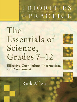 cover image of The Essentials of Science, Grades 7-12